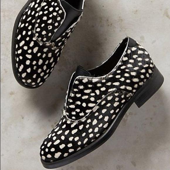Anthropologie Shoes - ANTHRO KMB polka dot Marcel oxfords
